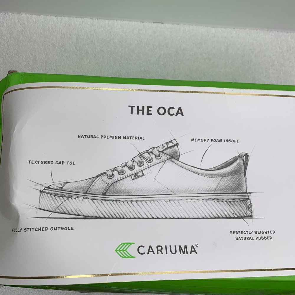 Cariuma OCA Low Off White Canvas Sneakers Unisex Women’s 8.5 Men’s 7 NWB - Picture 7 of 14